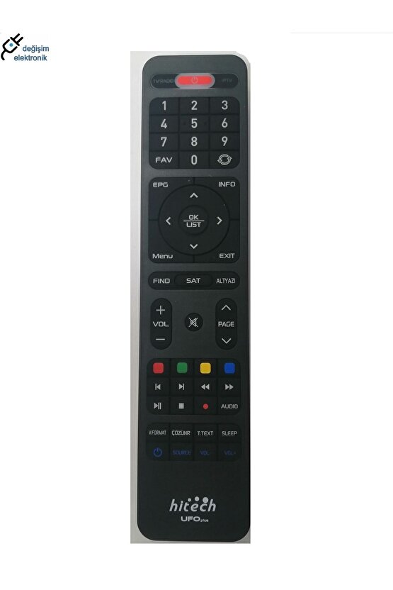 Hitech Ufo+plus Hd Uydu Orjinal Kumandası