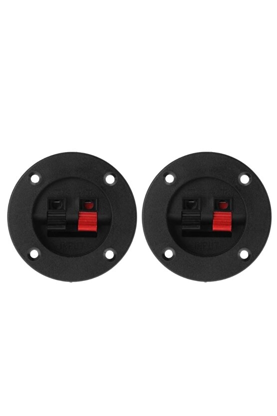 Kabin Hoparlör Terminali Yuvarlak Ikili 2 Adet Uyumlu