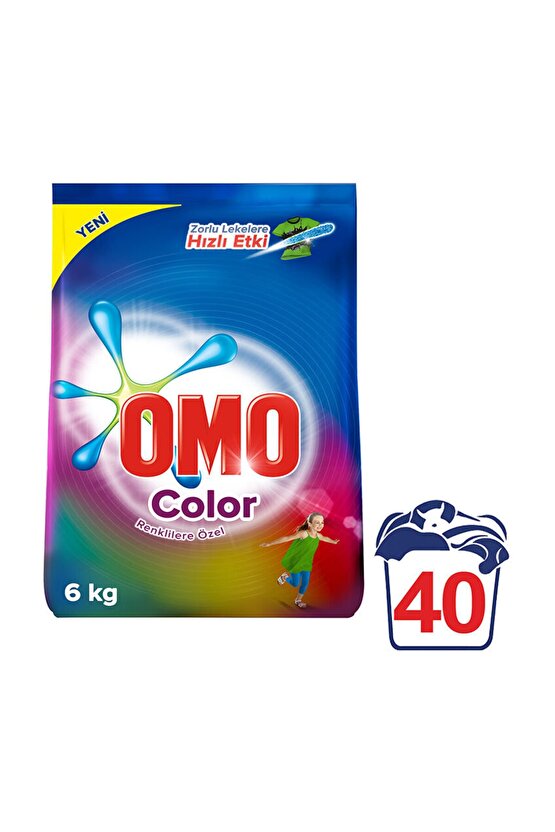Toz Çamaşır Deterjanı Color 40 Yıkama 6 kg