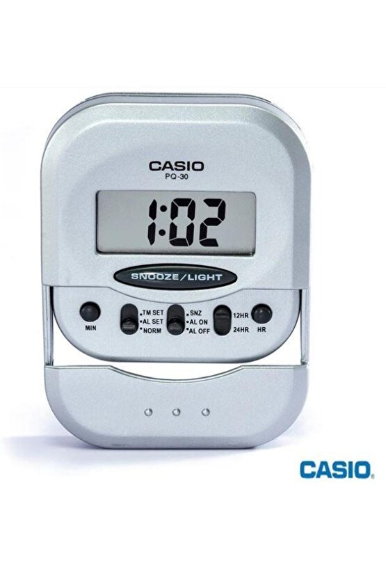 PQ-30-8DF Alarmlı Led Masa Saati