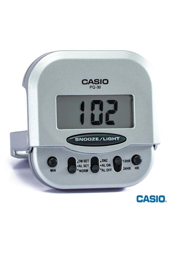 PQ-30-8DF Alarmlı Led Masa Saati