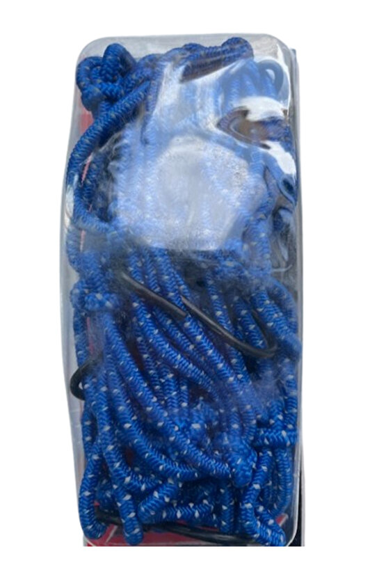 Kask Filesi Metal Kancalı Fosforlu Mavi Kalın Tip