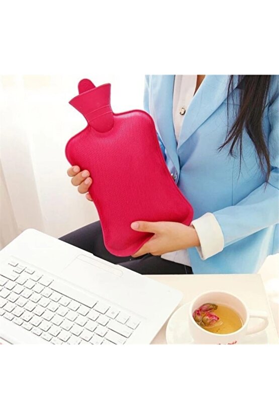 Sıcak Su Torbası, Peluş Kılıflı Sıcak Su Torbası( Küçük Boy) Termofor Kılıflı