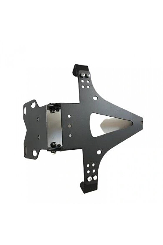 Motosiklet Katlanır Plakalık Sinyal Bağlantılı Siyah