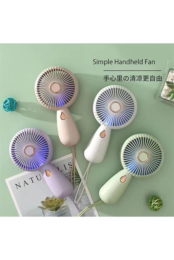 ŞARJLI EL FANI MİNİ VANTİLATÖR 3 HIZ KADEMELİ HAVA SOĞUTUCU SERİNLETİCİ MİNİ KLİMA