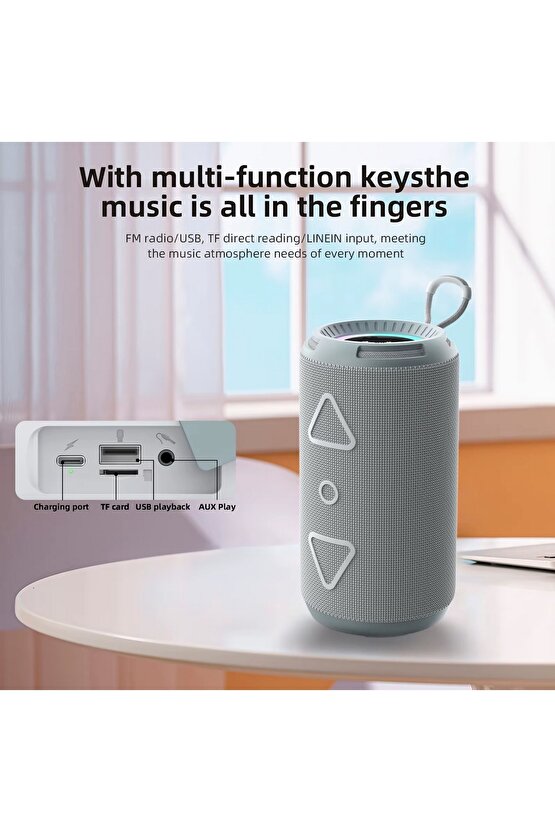 BLUETOOTH SPEAKER ŞARJLI KABLOSUZ HOPARLÖR PARTY BOX SES BOMBASI