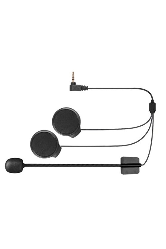 3.5mm JACK girişli intercom kulaklığı bt31 uyumlu motorsiklet kask içi yedek kulaklık mikrofon