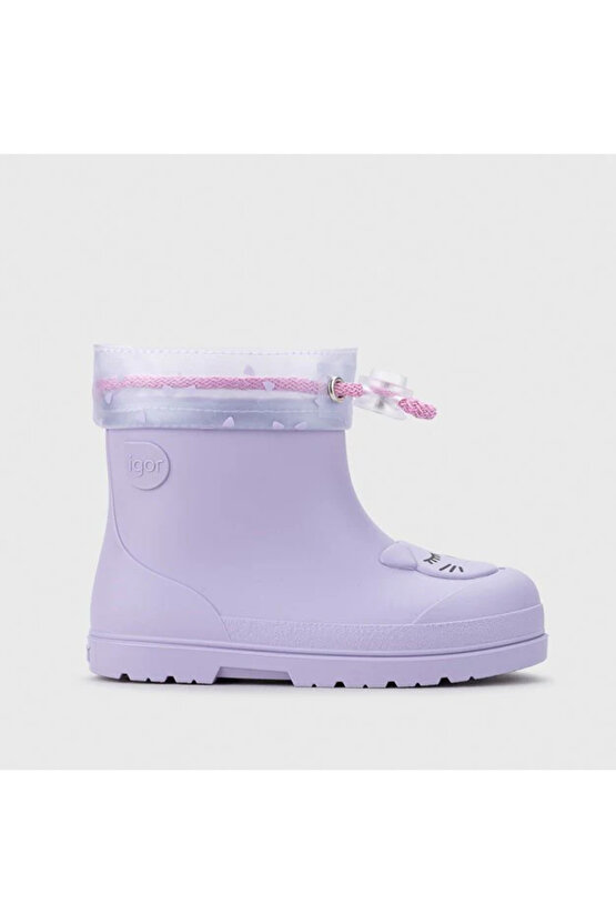 Mendi Gato Borrego İçi Yünlü CC334 Çocuk Yağmur Botu LİLA