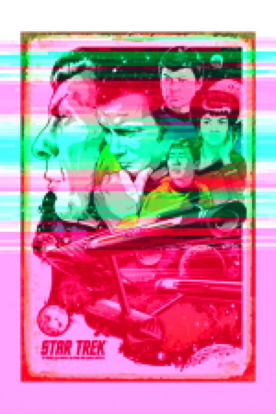 Star Trek Sinema Retro Vintage Ahşap Poster