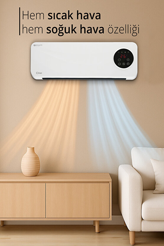Kht-8490 Duvar Tipi Isıtıcı 2000w