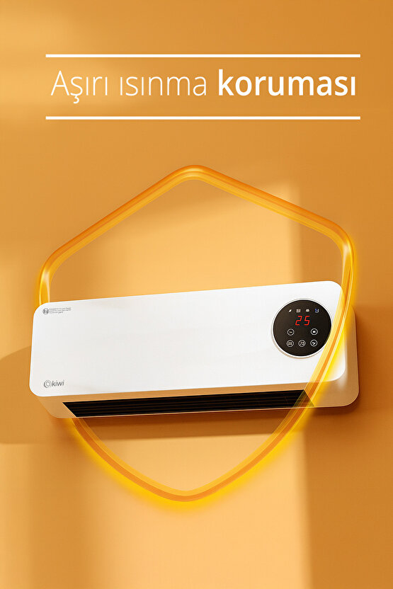 Kht-8490 Duvar Tipi Isıtıcı 2000w