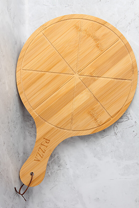 Bambu Pizza Servis Sunum Tabağı