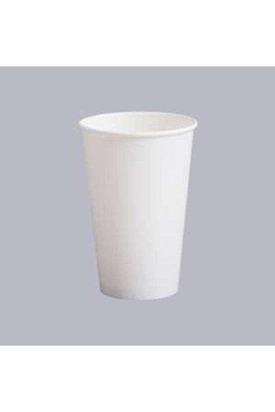 Beyaz Karton Bardak 16 Oz 50 Adet