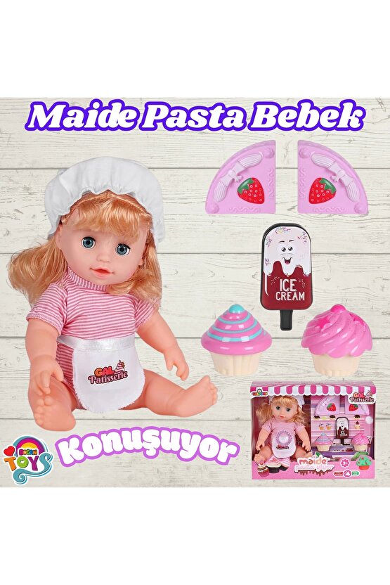 Maide Pasta Yiyor - Türkçe Konuşan Maide Et Bebek - Konuşan Bebek - Maide Bebek - Maide Pasta Bebek