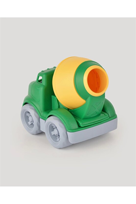 Lüx Yeşil Minik Mikser - Plastik Mikser - Kırılmaz Oyuncak - Kırılmaz Çimenyo Kamyon - Çimento Araba