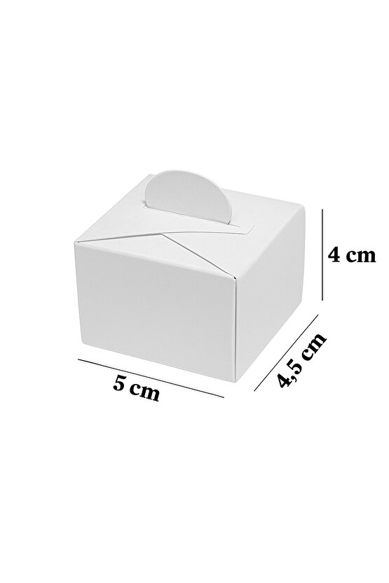 Lokum Kutusu Mavi Puantiyeli 50li Paket | Lokumluk