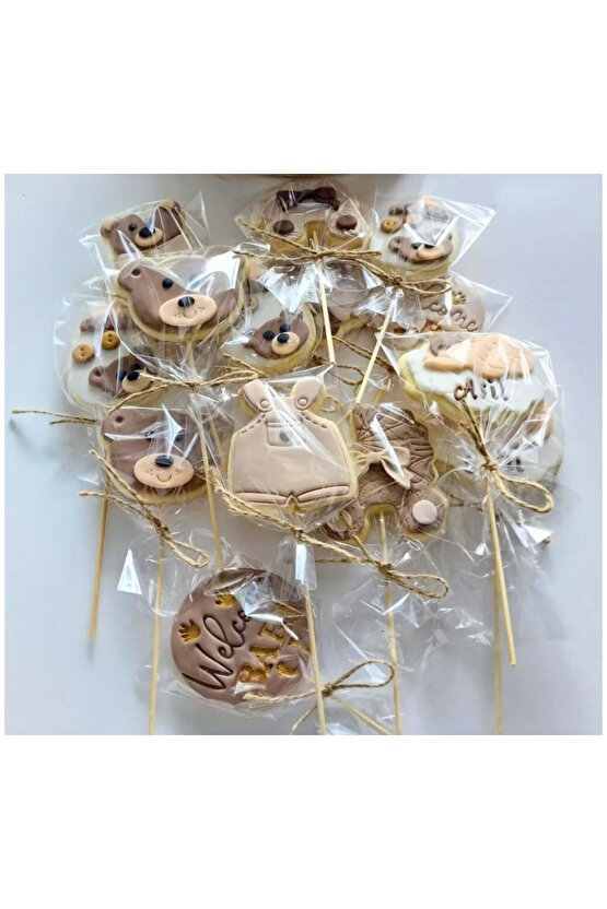 20 li parlak lüx Kurabiye Poşeti