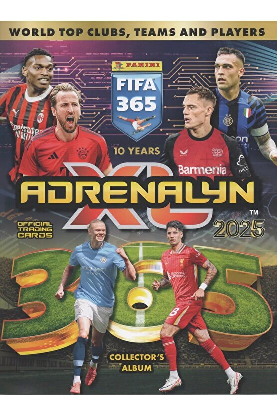 Panini FIFA 365 Adrenalyn XL 2025 Oyuncu Kartı - Futbolcu Kartları - Trading Oyuncu Kartı - 15 Paket