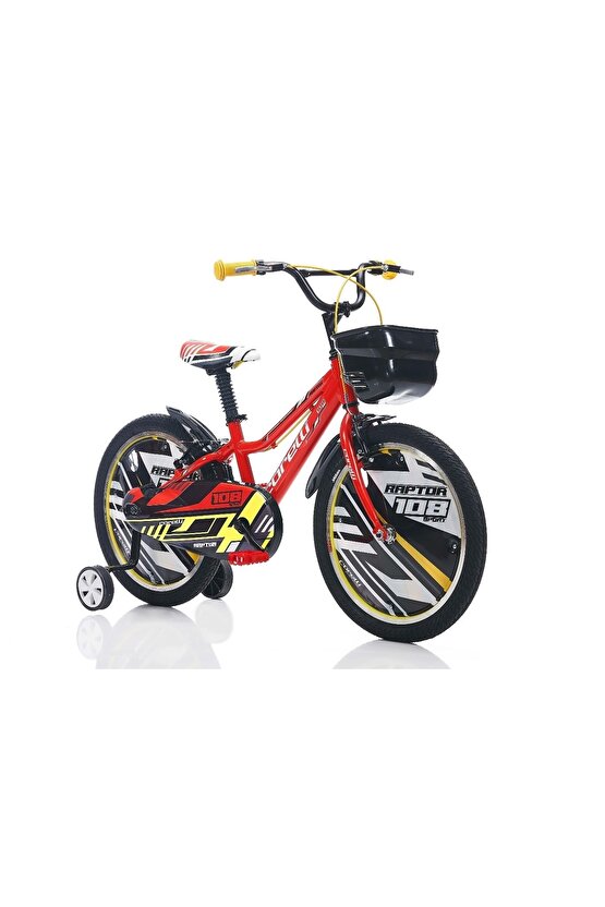 Raptor 20 Jant Çocuk Bisikleti Kırmızı - Siyah  Beyaz