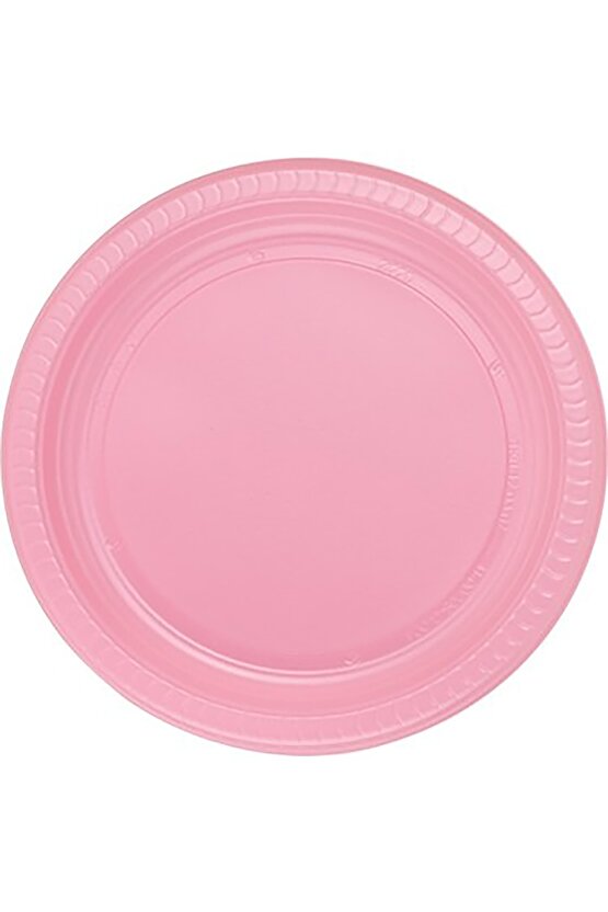 25li Plastik Renkli Tabak Doğum Günü Parti