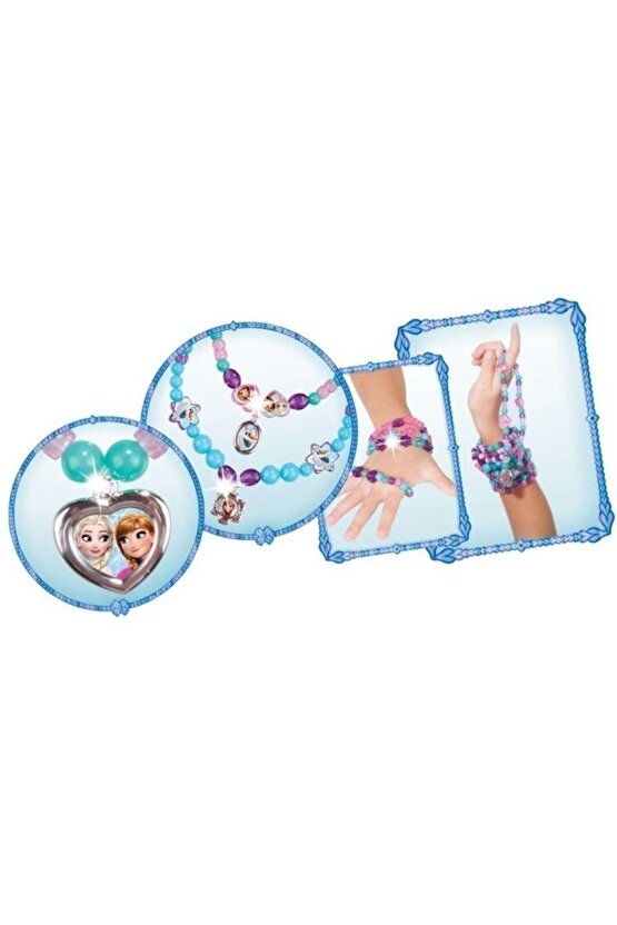 Dede Toys Oyuncak Büyük Boy Boncuk Takı Seti Kız Çocuk Takı Yapma Hobi Set Takıcılık Boncuk