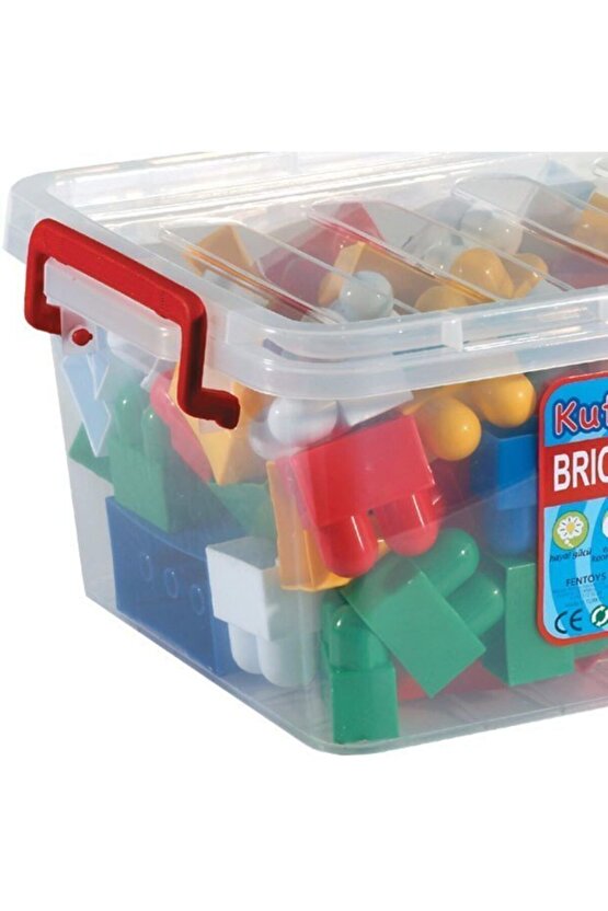 Lisanslı 250 Parça Lego Seti Büyük Boy Dede Kutulu Lego Seti