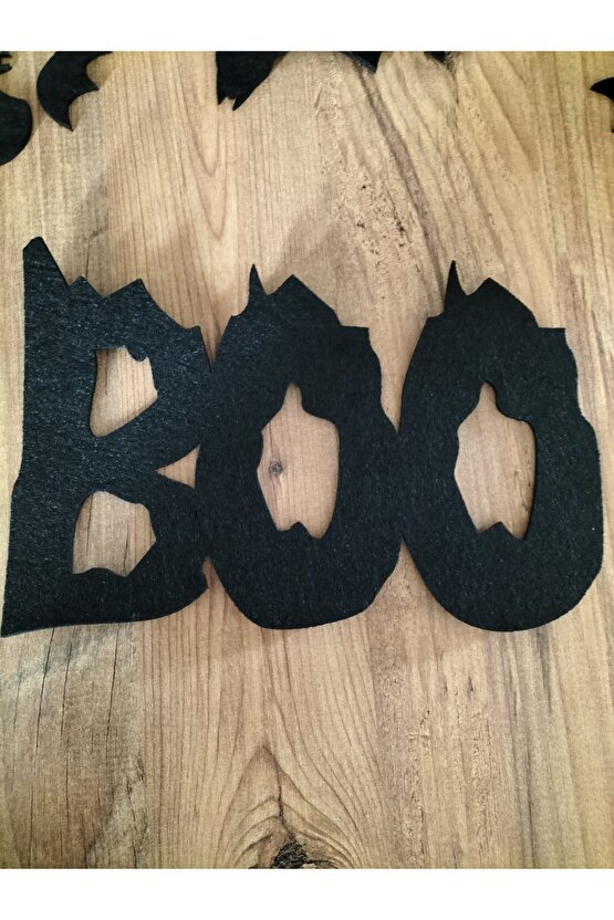 Cadılar Bayramı Halloween 44 Parçalık Dekor Seti 3 Mm Kalın Siyah Keçe