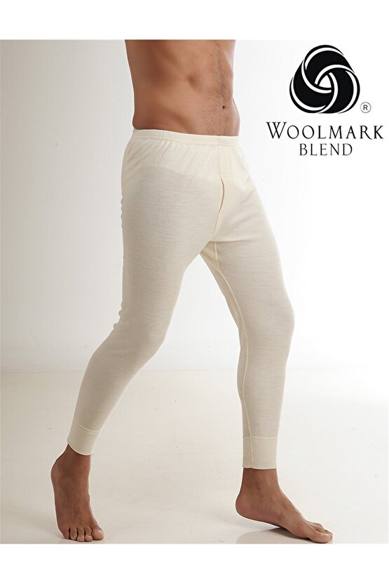 101&102 Erkek Uzun Kollu Termal Yün Içlik Takım-krem