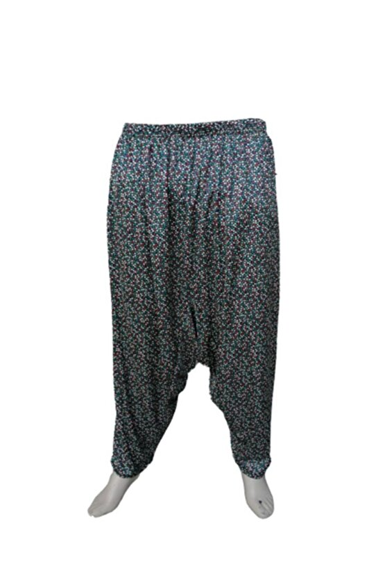 Kadın  Şalvar Çiçekli Şalvar Desenli Kadın Şalvarı Şalvar