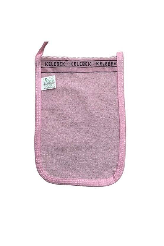 Kelebek Hamam Banyo Kesesi Standart Pembe 25x17 Cm