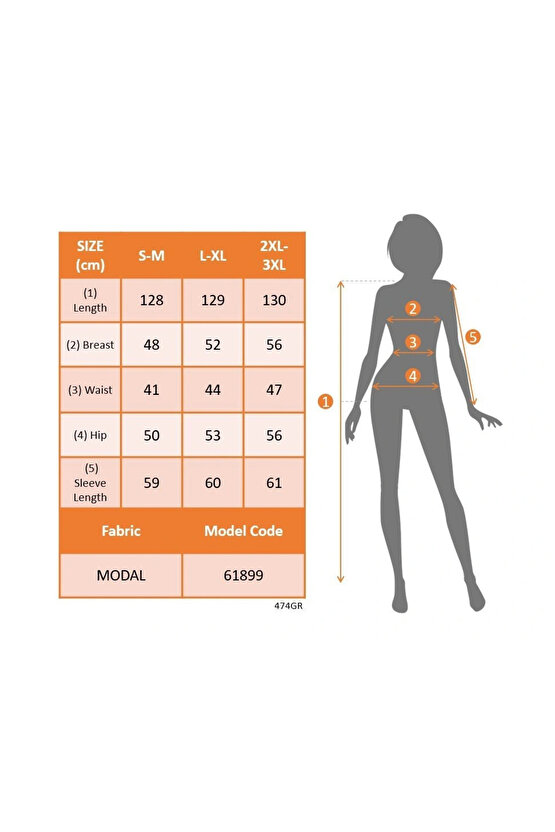 Kadın Uzun Kollu Bisiklet Yaka Yandan Bağlamalı Uzun Modal Elbise