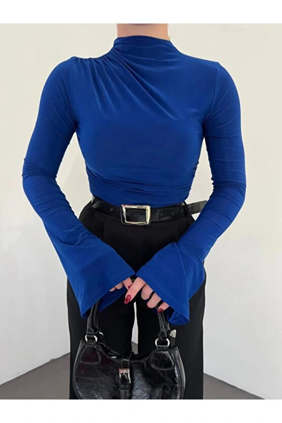 Büzgülü İspanyol Kol Bluz