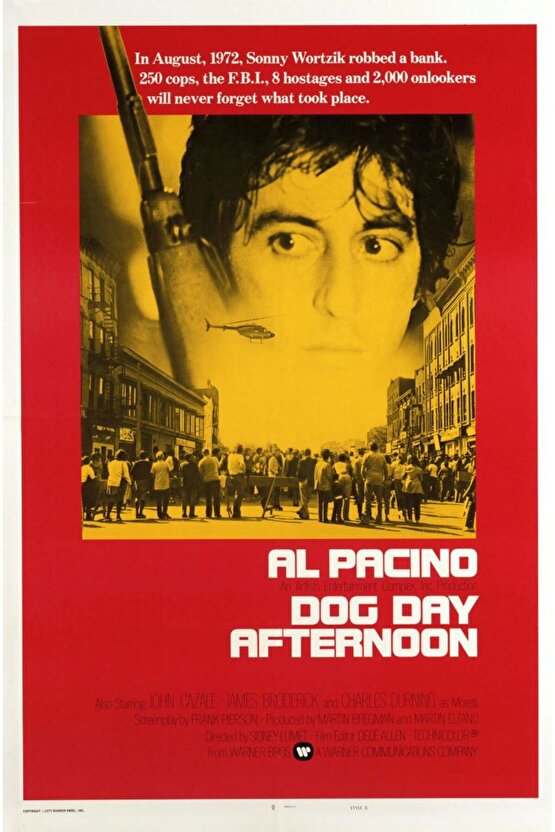 Dog Day Afternoon (1975) 004 AFİŞ - POSTER