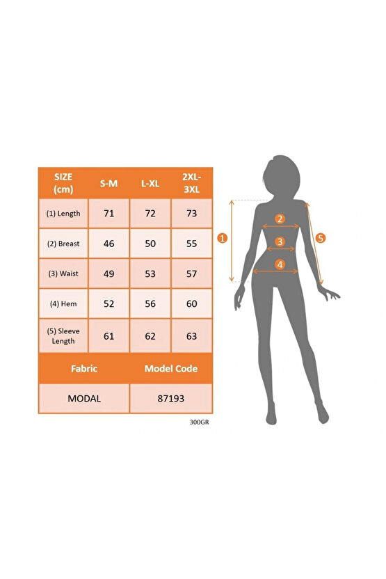 MDB Kadın Uzun Kollu Yakadan Fermuarlı Kot Görünüm Desenli Uzun Modal Bluz