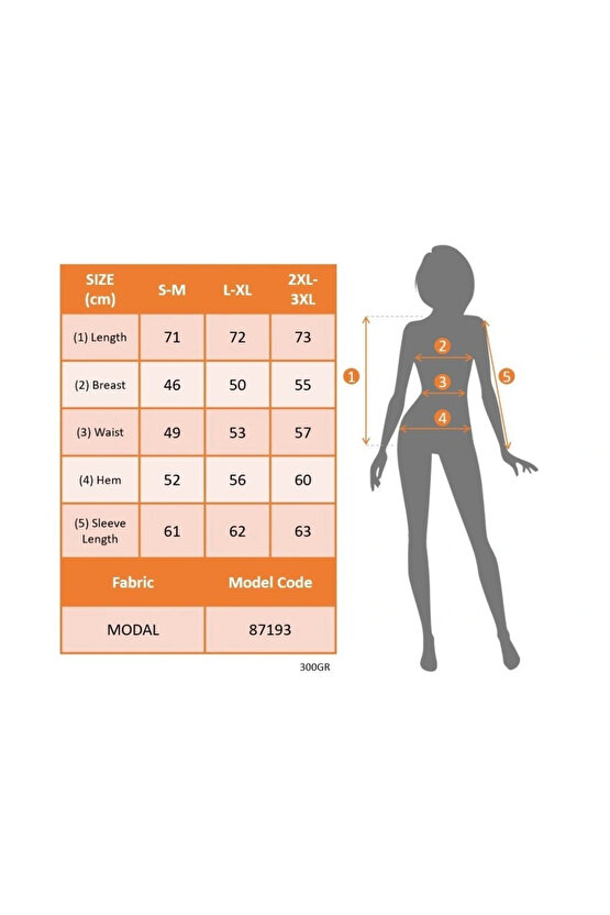 Kadın Uzun Kollu Yakadan Fermuarlı Kot Görünüm Desenli Uzun Modal Bluz