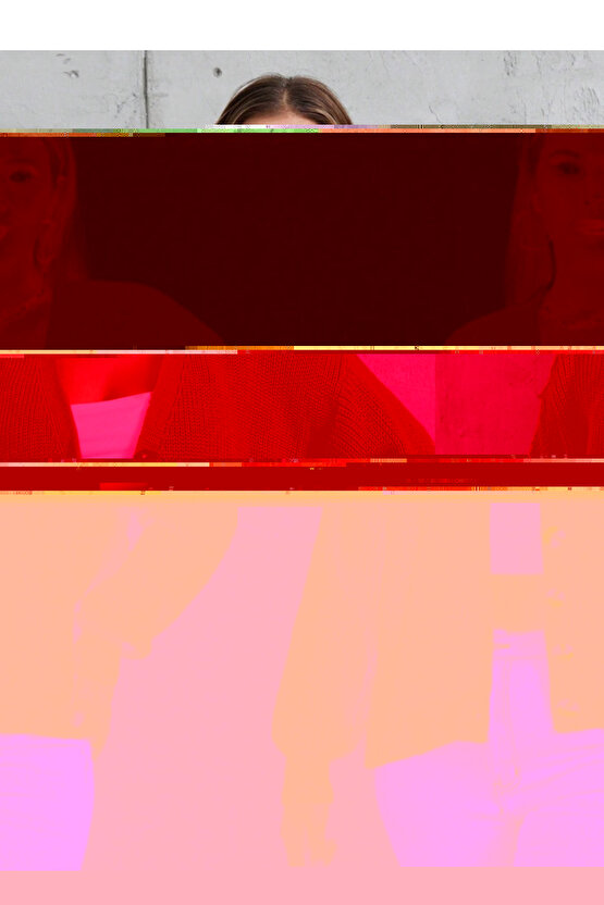 EQURİ Kadın Beş Düğme Büyük Beden Triko Hırka