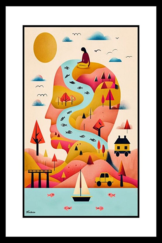 Rüya Yolu Digital Art ( ÇERÇEVESİZ - ÇERÇEVE YOKTUR ) ( ULTRA HD ) FOLYO AFİŞ - POSTER