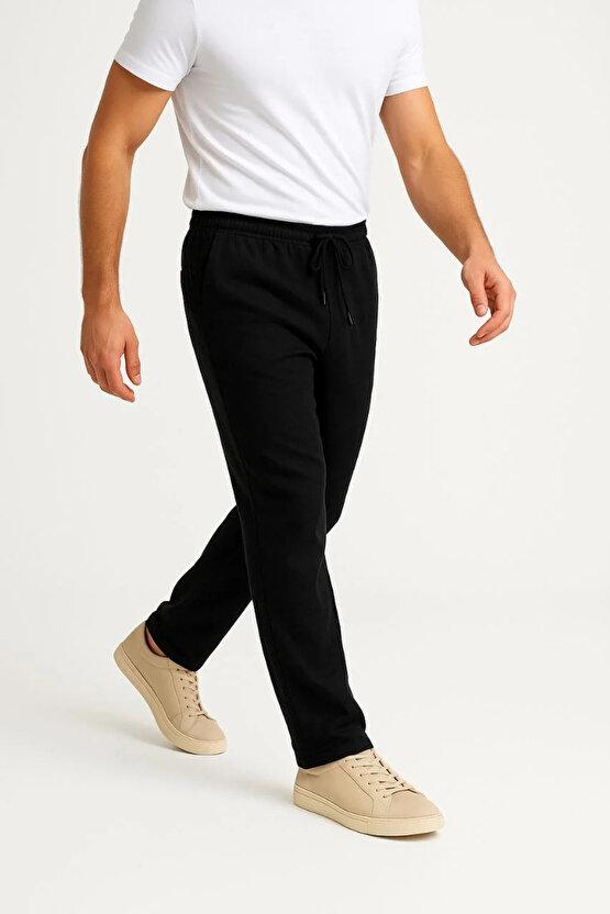 Erkek Keten Pantolon – Cepli, Beli Lastikli ve Bağcıklı, Nefes Alan Rahat Kalıp, Yazlık ve Baharlık