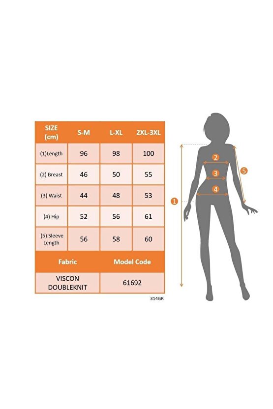 Kadın Uzun Kollu Yuvarlak Yaka Midi Viskon Iki Iplik Elbise
