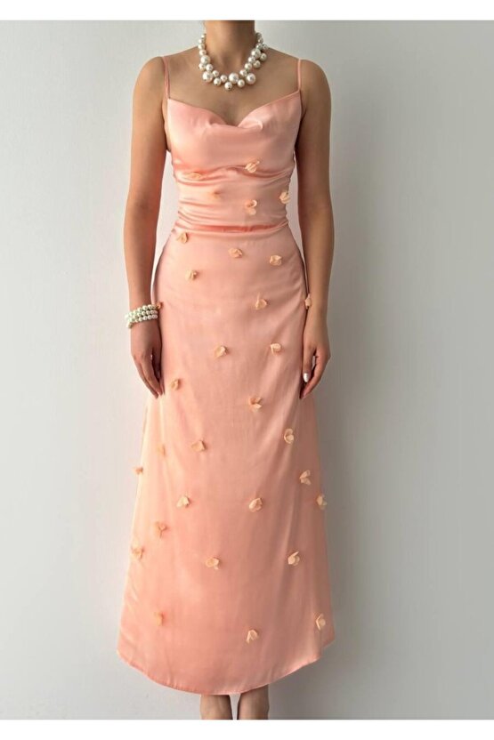 EQURİ Dora Çiçek Detaylı Elbise