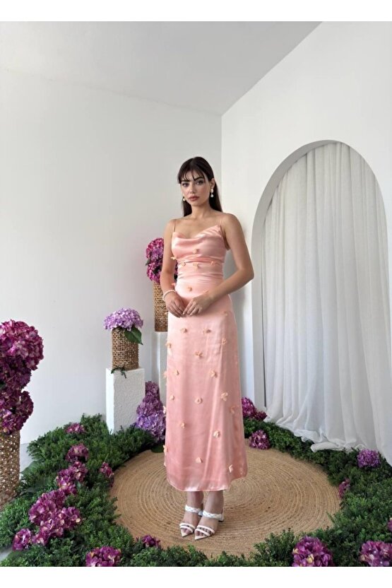 EQURİ Dora Çiçek Detaylı Elbise