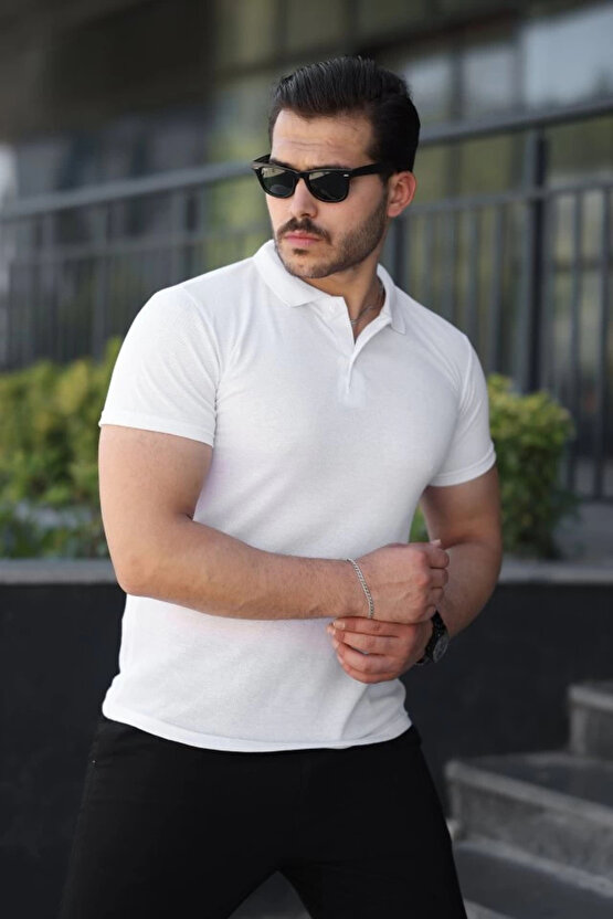 Erkek Kısa Kollu Yakalı Tişört