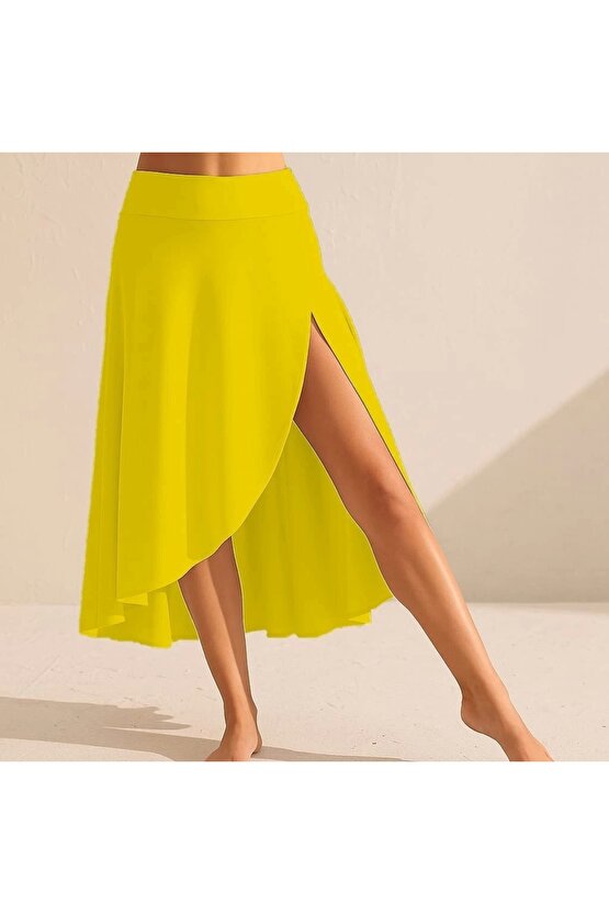 Kadın Cep Detay Taytlı Sandy Etek