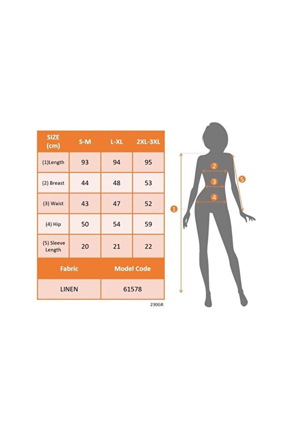 Kadın Kısa Kollu Yakası Açık Fermuarlı Cep Detaylı Ithal Keten Elbise