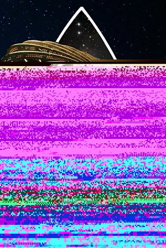 Unisex Torba Cep Detaylı Parçalı T-Shirt - Siyah