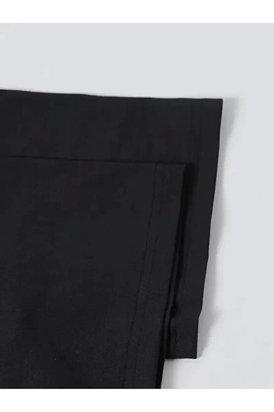 Ördek Baskılı ve Yuvarlak Yakalı Kadın Günlük Büyük Boy Siyah Tişört. - Siyah