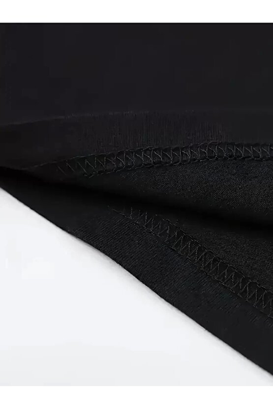 [Günlük T-Shirt] Hafif Kadın Günlük T-Shirt | Bol Kesim, Kısa Kollu, Yuvarlak Yaka, Eğlenceli Karika