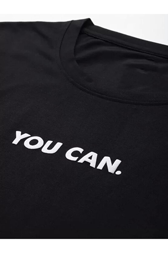 Kadın Baskılı Oversize T-shirt - Siyah