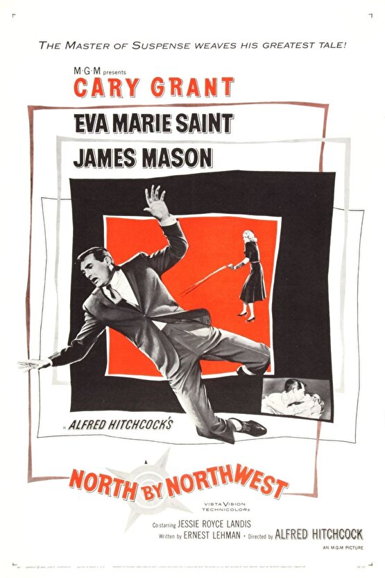 North by Northwest (1959) ( FOLYO ) - AFİŞ - POSTER-4846