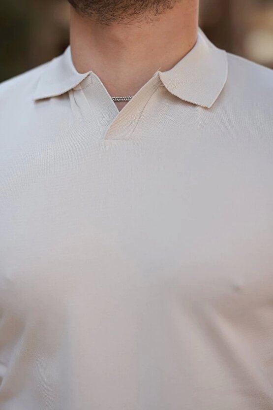 Erkek Hemşire Yaka Kısa Kollu Tişört